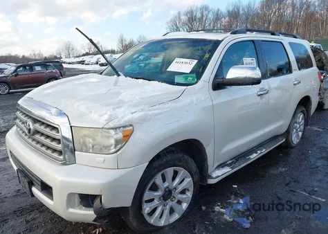 2011 Toyota Sequoia Platinum 5.7L V8 from USA, damaged, VIN 5TDDY5G15BS045098